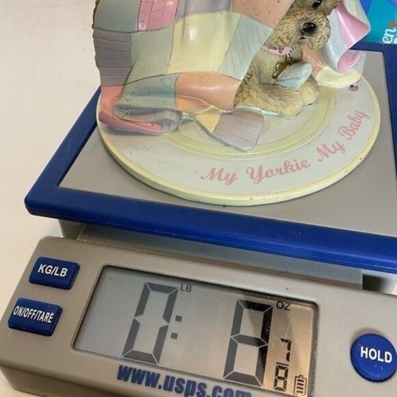 VTG Hamilton Collection My Yorkie My Baby Dogs Yorkshire Terrier Figurine 3.5" - Picture 10 of 10